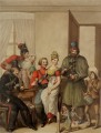 Cossacks in Paris 1814 Georg Emanuel Opiz caricature